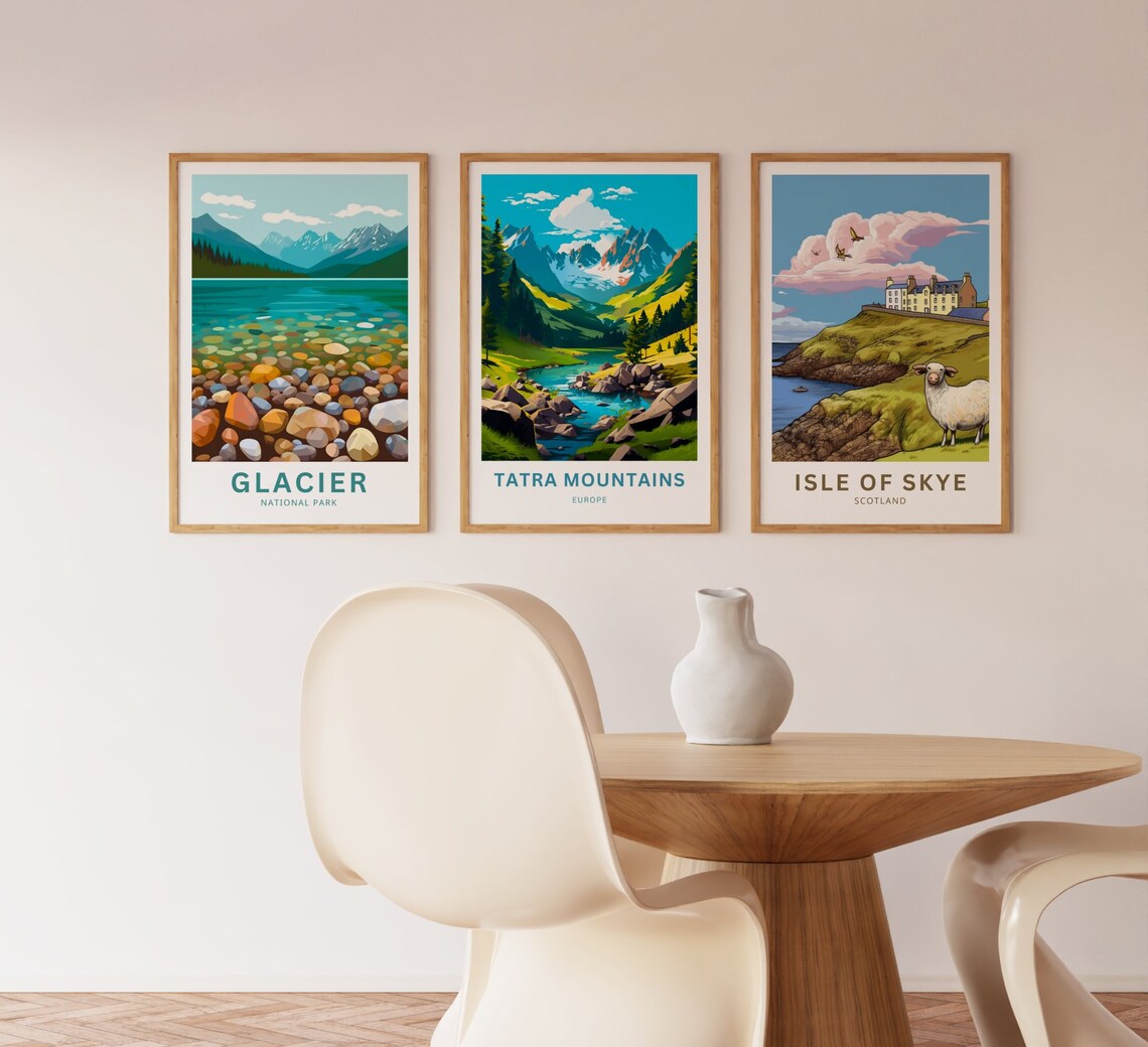 Tatra Mountains Europe Alpine River Valley Personalized Scenic Poster - Image 3