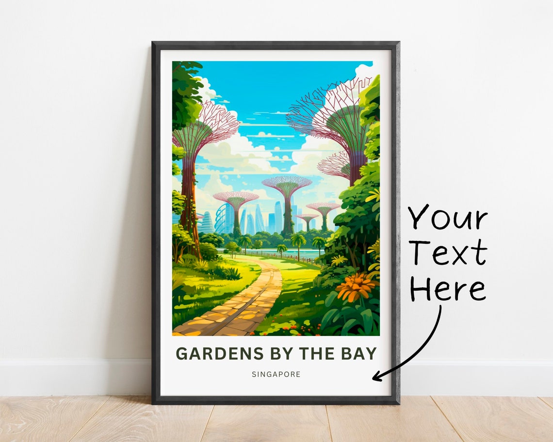 Personalized Gardens By The Bay Singapore Supertree Grove Poster