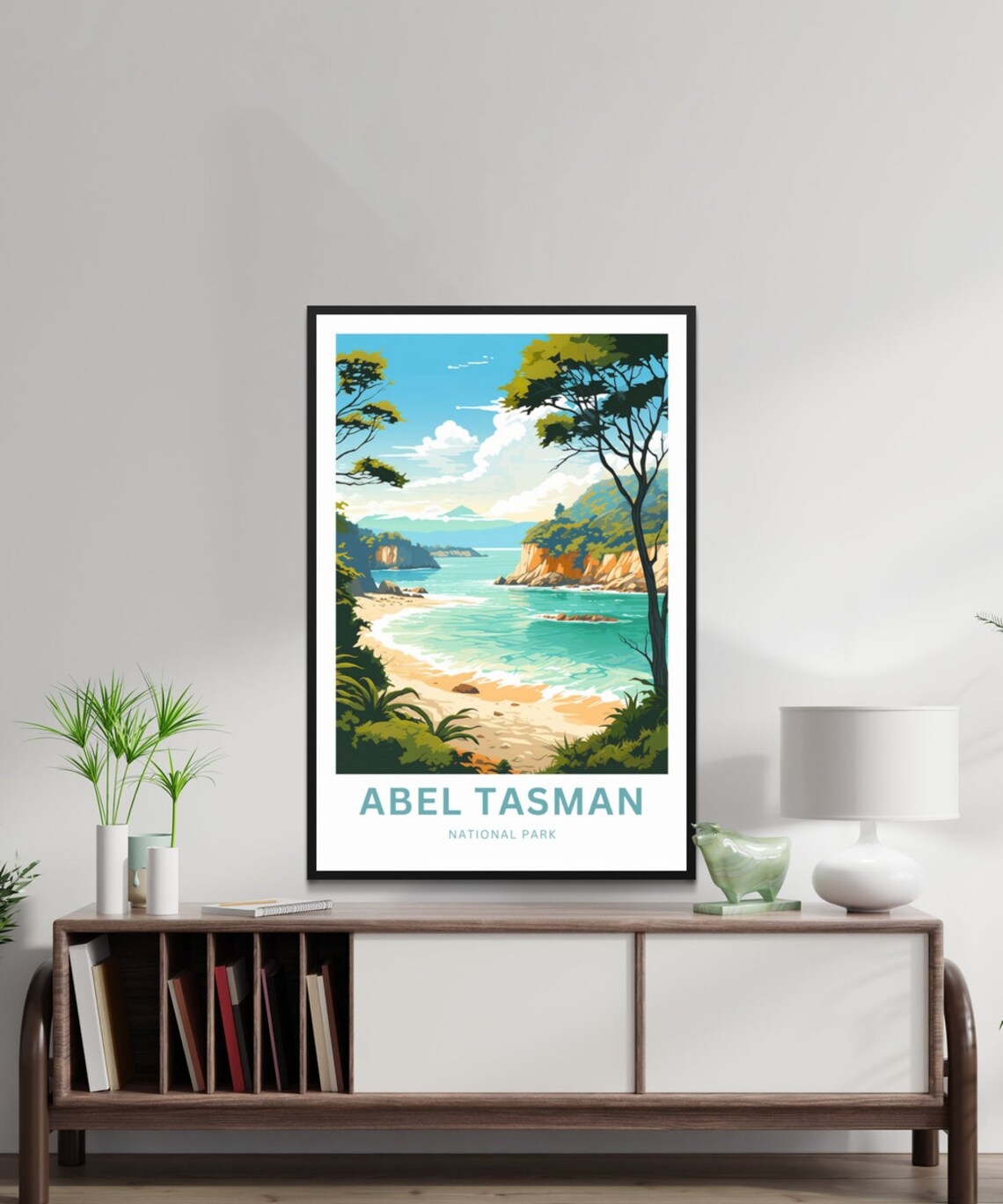 Abel Tasman National Park Golden Bay Cliffs Custom Travel Poster - Image 2