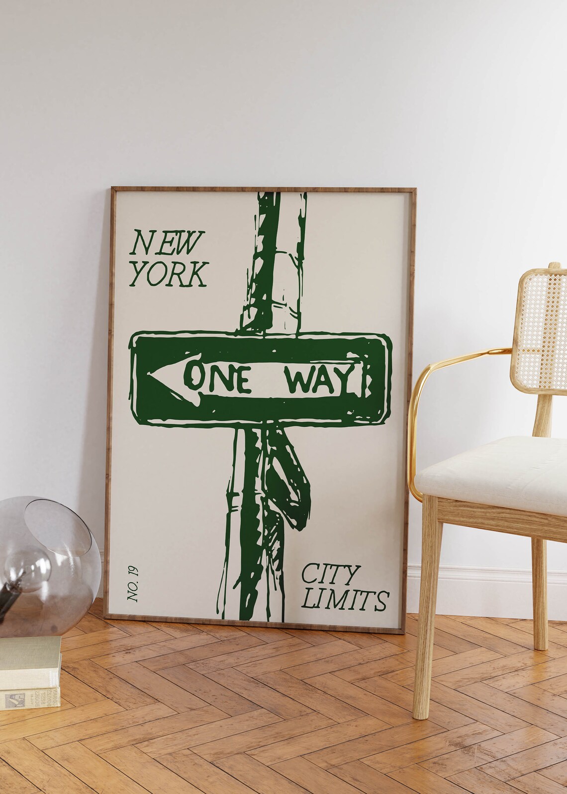 Vintage New York City Minimalist Travel Poster - Image 2