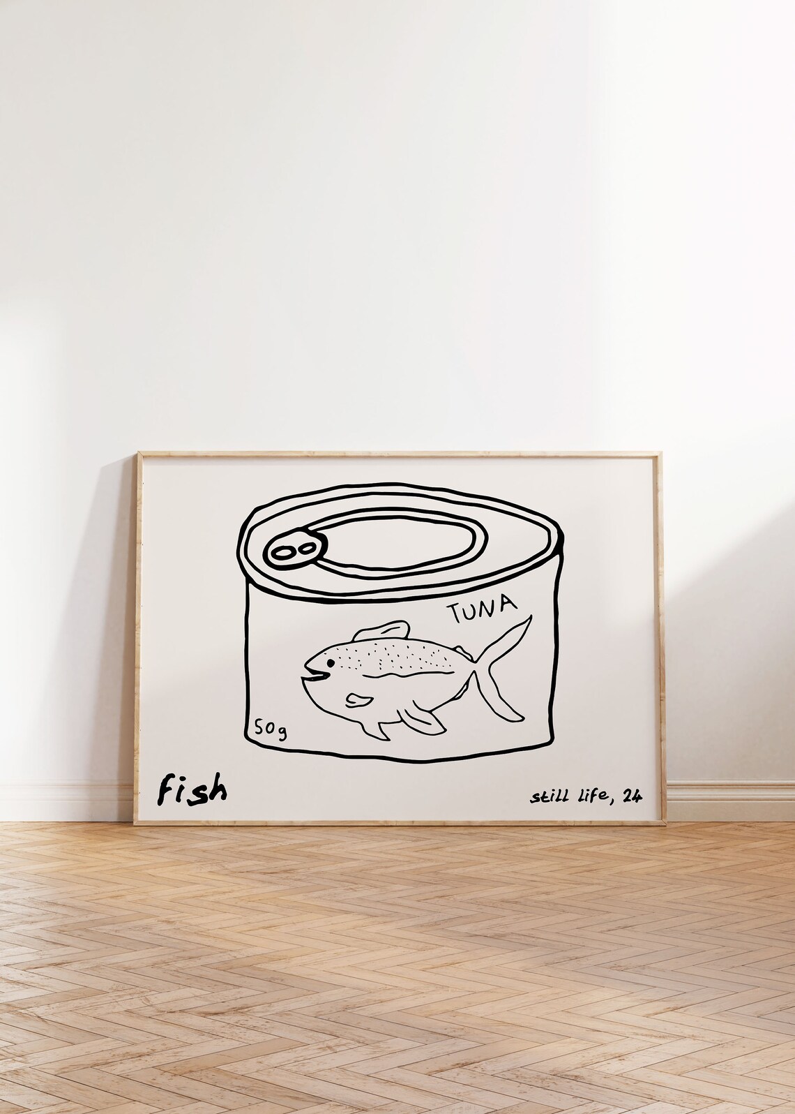 Tinned Fish Print, Retro Kitchen Art Print - Image 5