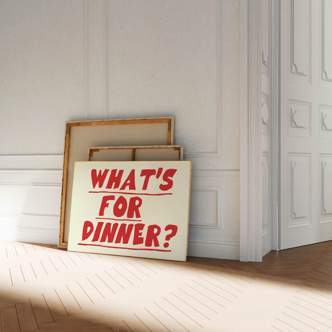 Whats For Dinner Funny Kitchen Decor Art Print - Image 2