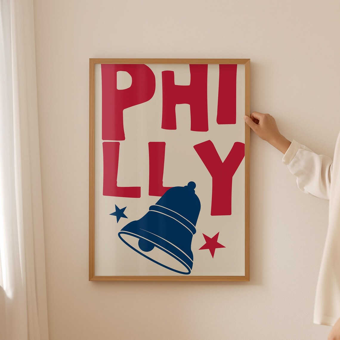 Philly Vintage Minimalist Travel Poster Art Print - Image 3