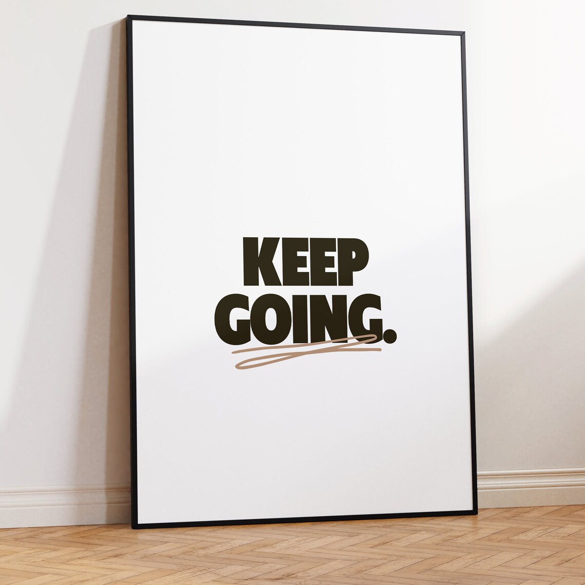 Keep Going Motivational Quote, Mental Health Poster - Image 2