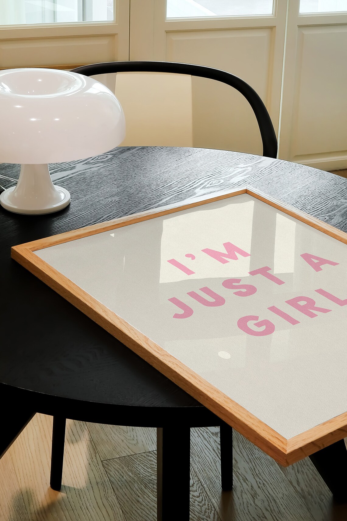 I'm Just A Girl Print, Preppy Dorm Decor - Image 2