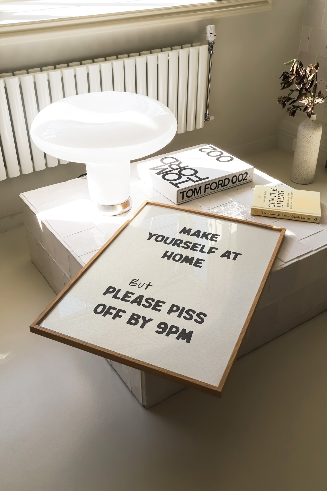 Please Piss Off By 9pm Quote Poster, Rude Humor - Image 3