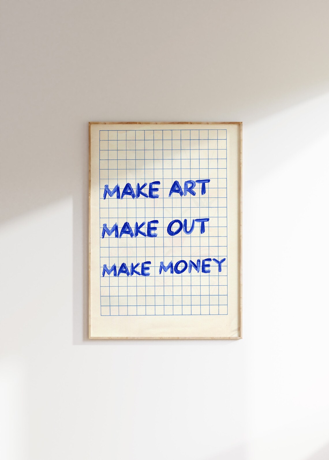 Make Art Typography Print, Motivational Quote Decor - Image 4