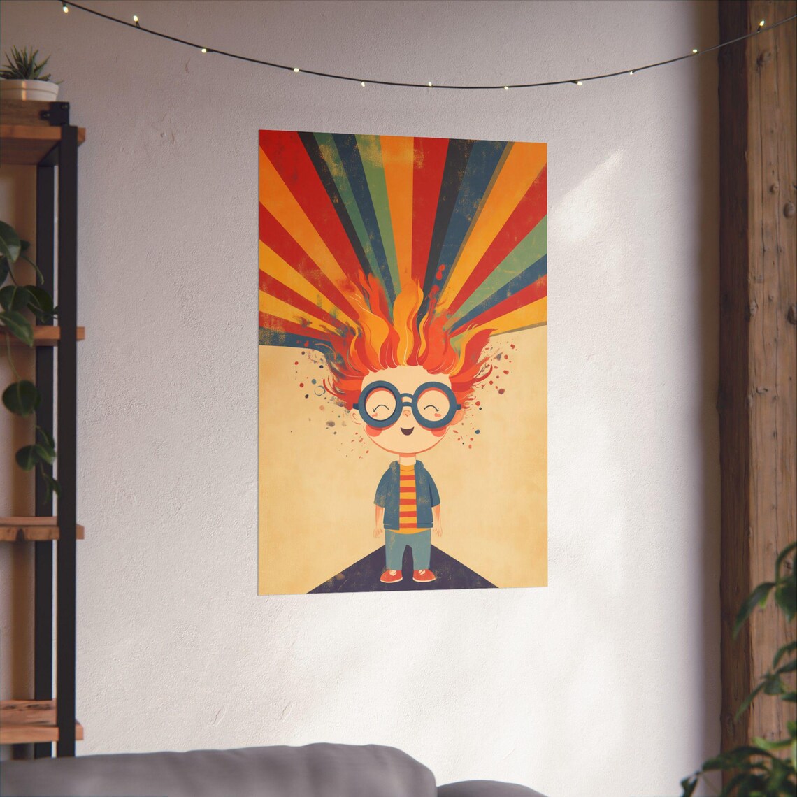 Mind On Fire Mental Health Neurodiversity Poster - Image 3