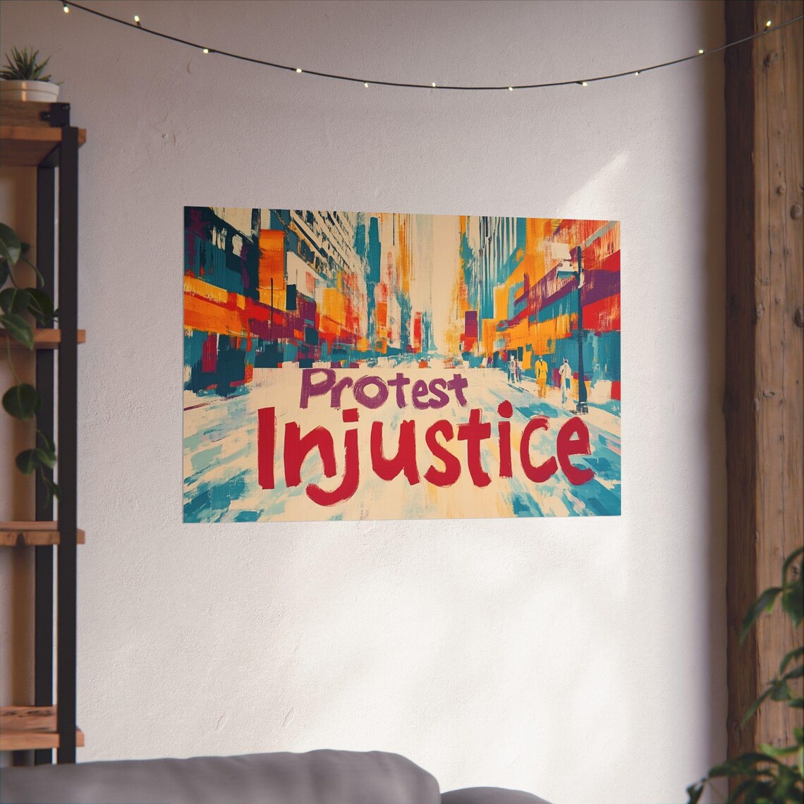 Protest Injustice Bold Statement Art Print - Image 3
