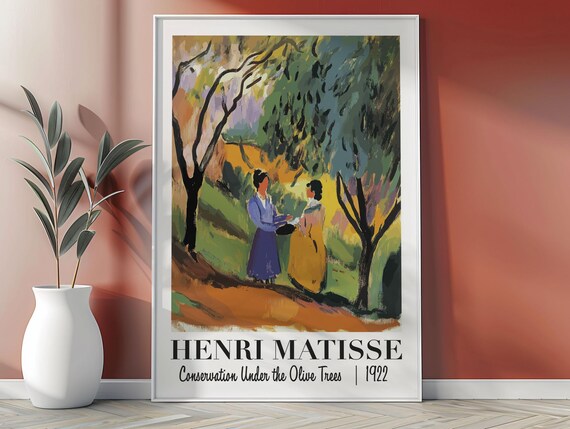 Henri Matisse Conservation Under the Olive Trees 1922 Poster