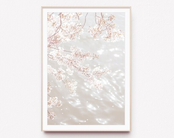 Cherry Blossom Spring Flowers Wall Art Print