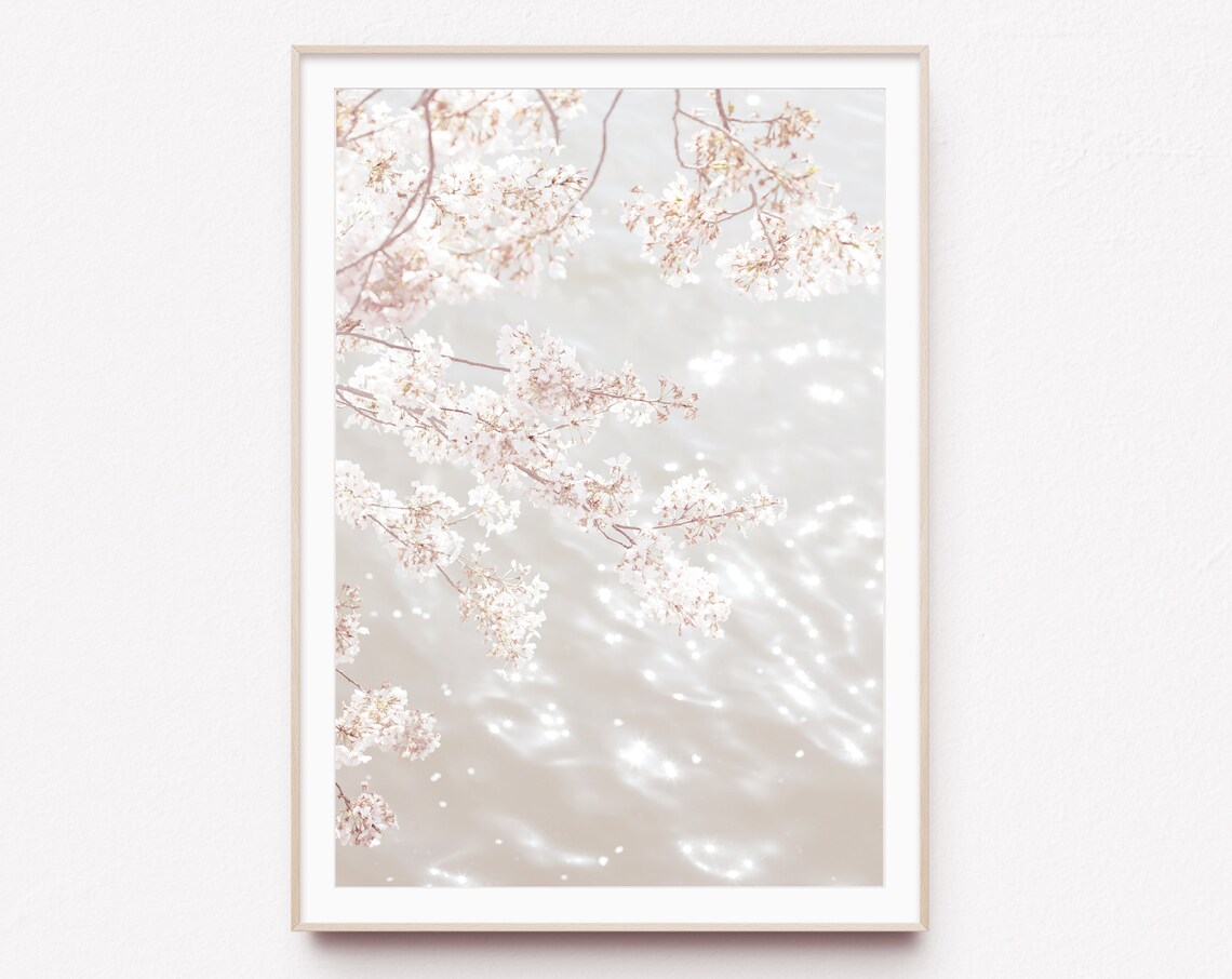 Cherry Blossom Spring Flowers Wall Art Print