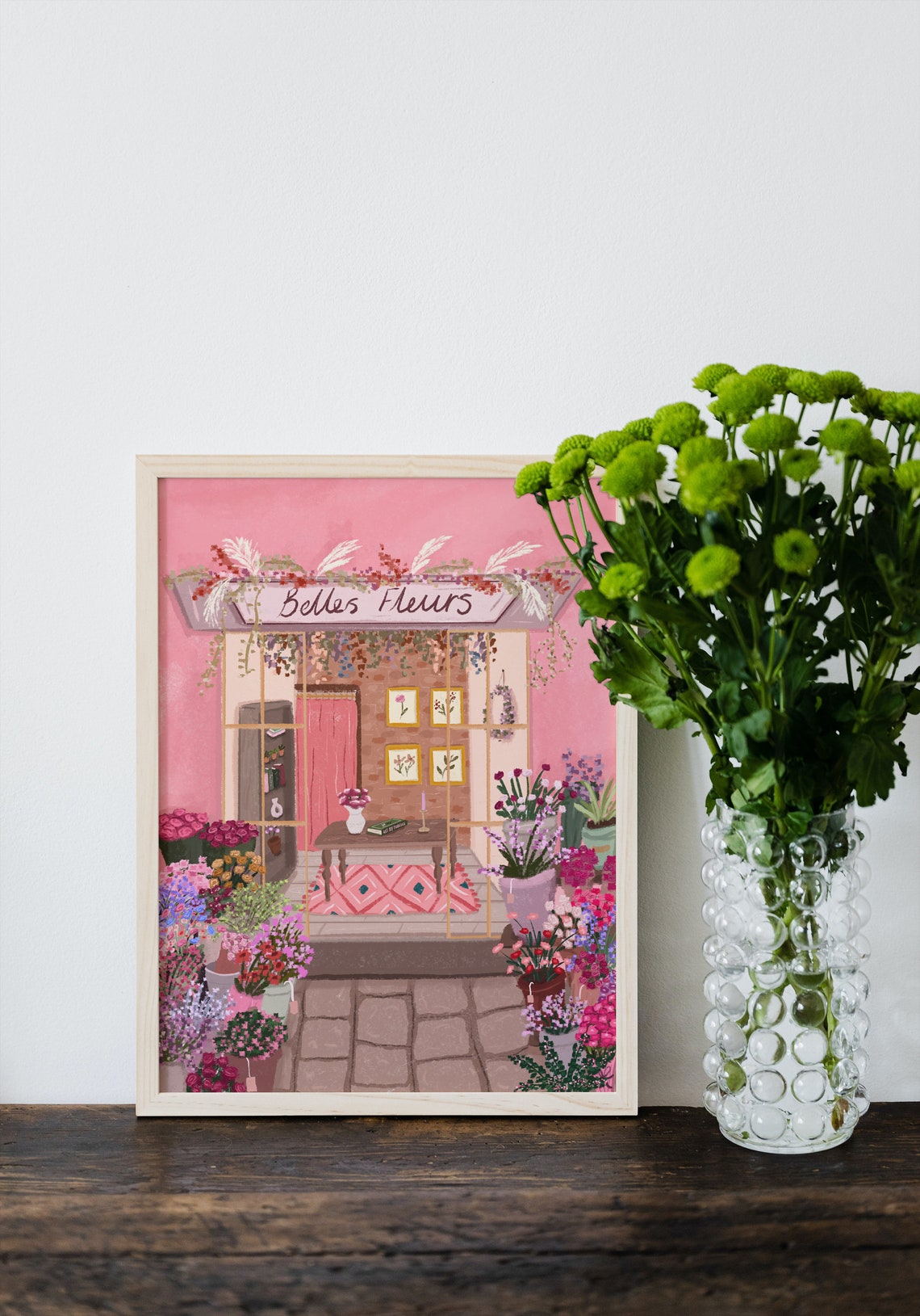 Flower Shop Modern Travel Poster - Image 2