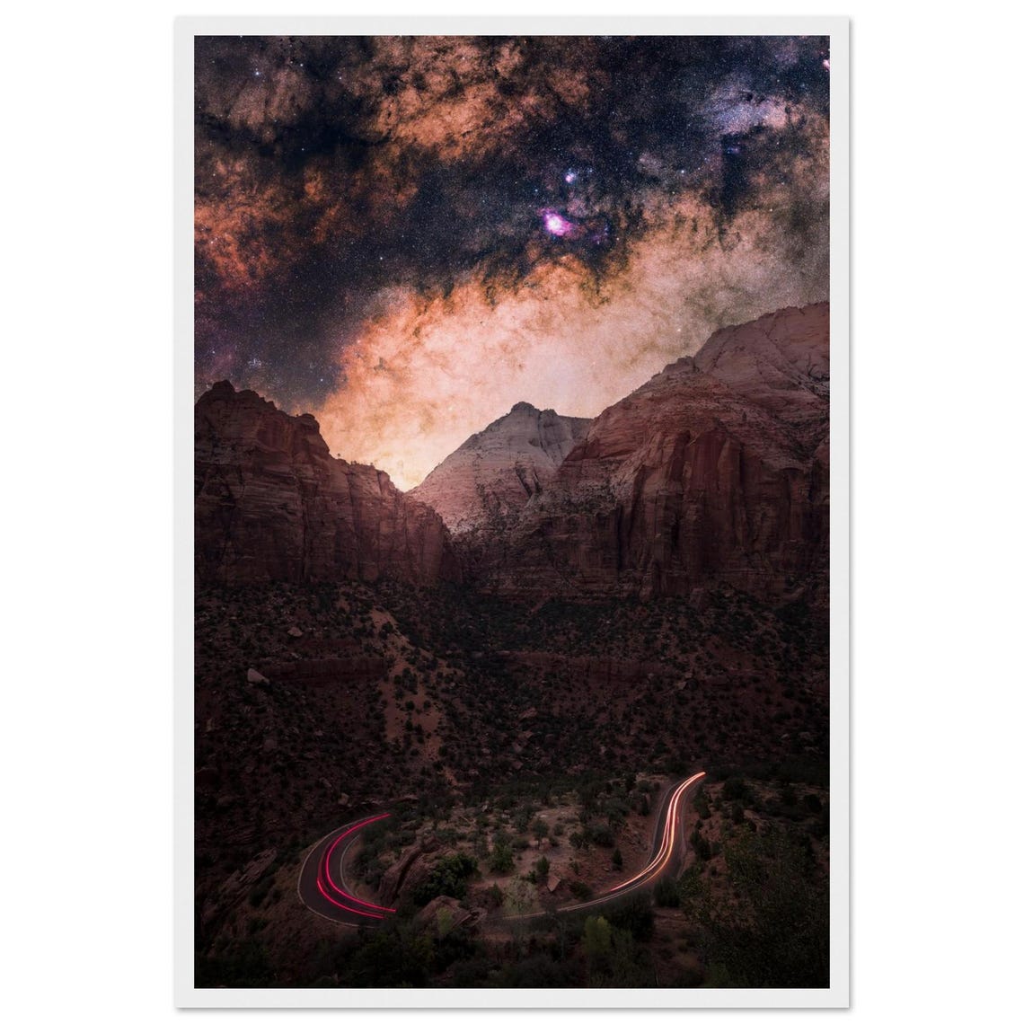 Milky Way Wall Art Cosmic Night Sky Photo Print For Astronomers Nature Lovers Celestial Decor - Image 3