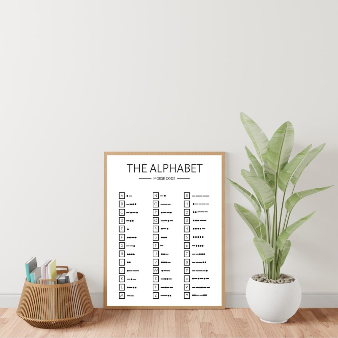 Morse Code Alphabet Poster, Classroom Decor Print - Image 3