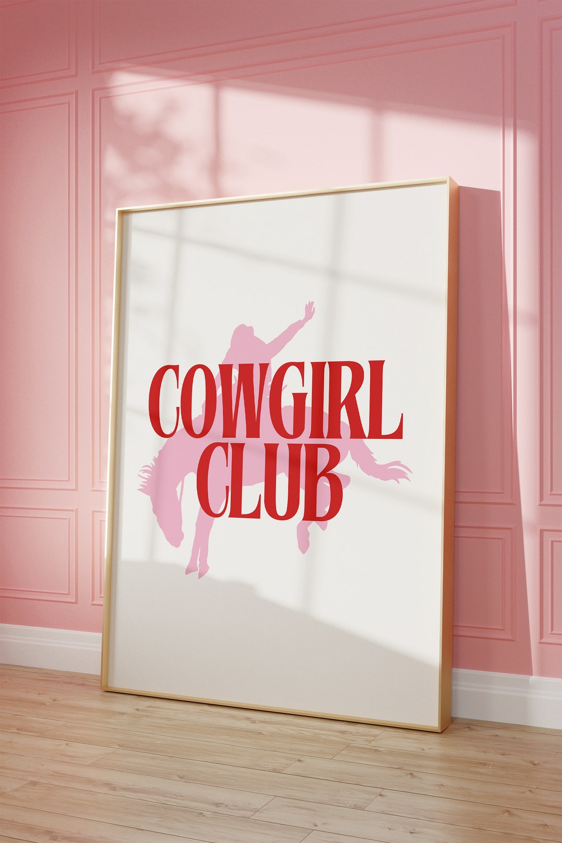 Valentines Cowgirl Cowboy Boots Art Print Western Art Print Preppy Cowgirl Decor Coastal Cowgirl Art Cowgirl Dorm Decor Print - Image 2