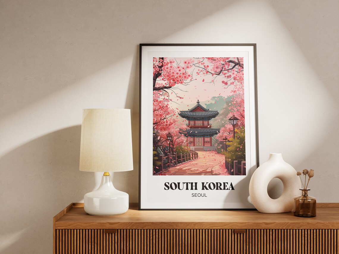 Tokyo Watercolor Travel Poster Art Print - Image 3