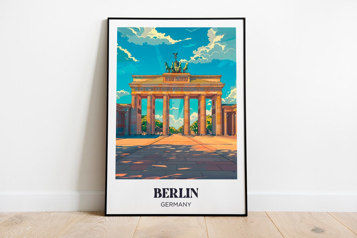 London Travel Poster Big Ben Wall Art Print Red Bus London Painting Illustration London Watercolor Home Decor Retro Poster