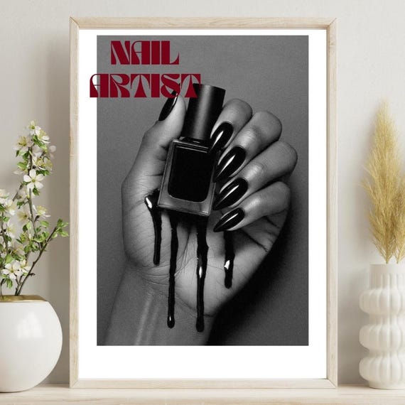 Editorial Style Beauty Salon Prints, Fashion Poster