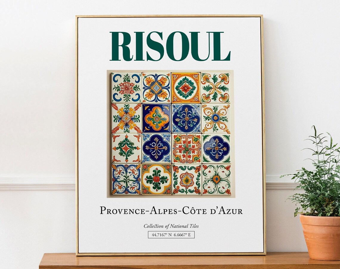 Risoul Provence-Alpes-Côte D'Azur Travel Poster