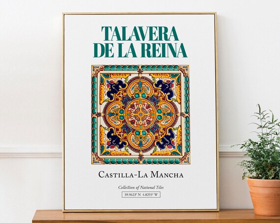 Talavera De La Reina Spain Minimalist Travel Poster