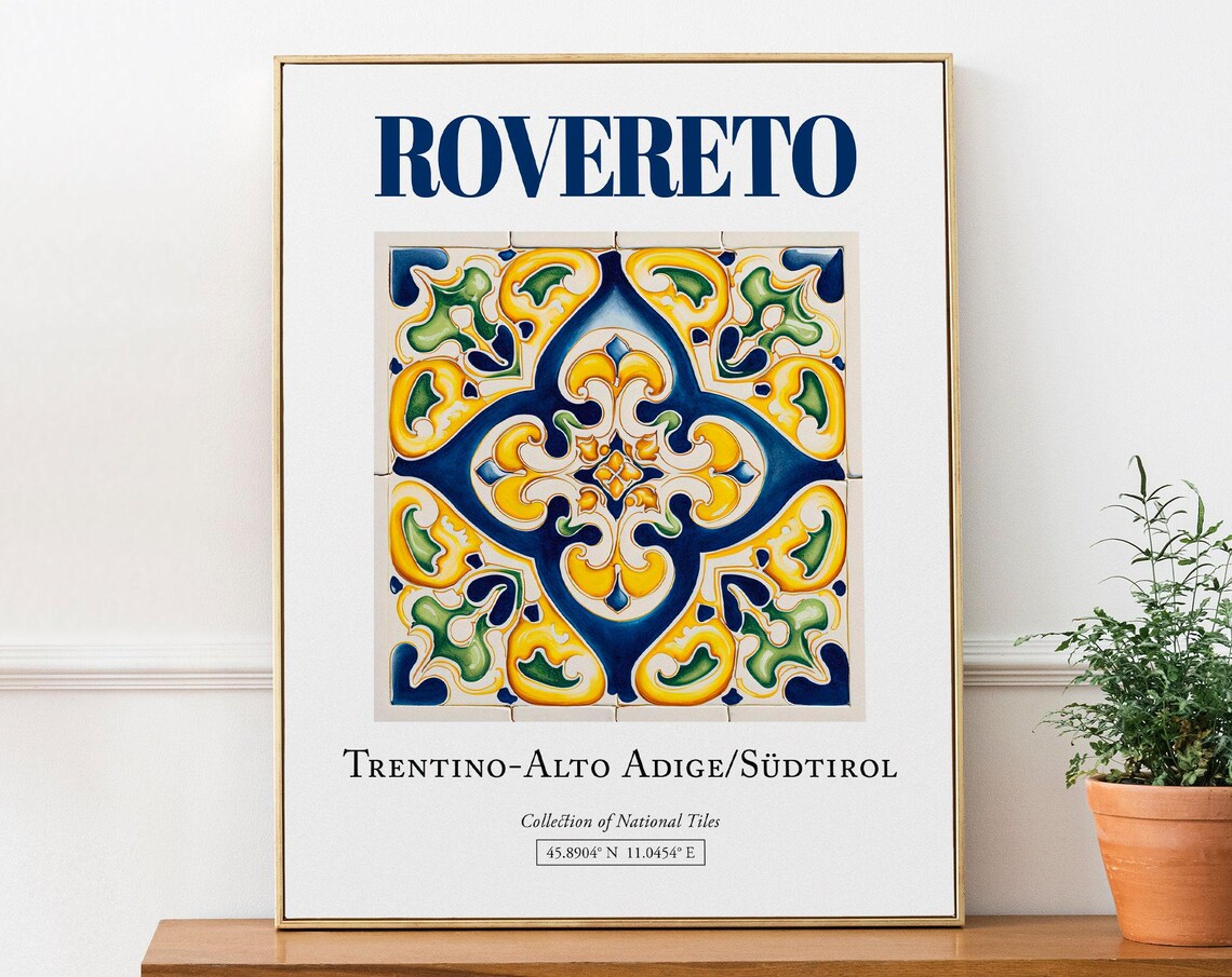 Rovereto Trentino-Alto Adige, Italy Travel Poster