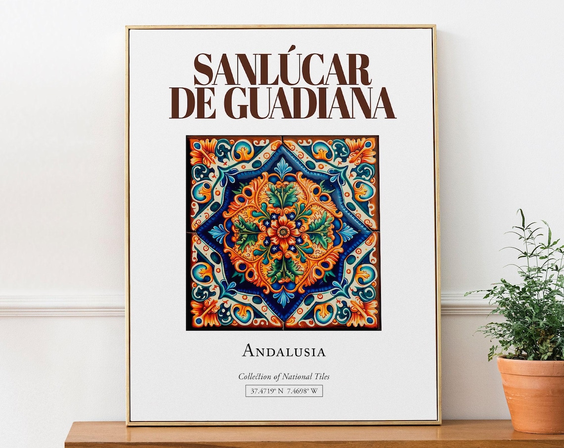 Sanlcar De Guadiana Andalusia Spain Travel Poster