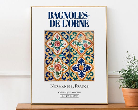 Bagnoles-de-l'Orne Normandy France Travel Poster