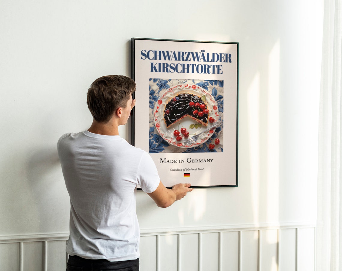 Schwarzwälder Kirschtorte, Traditional German Food Poster - Image 3