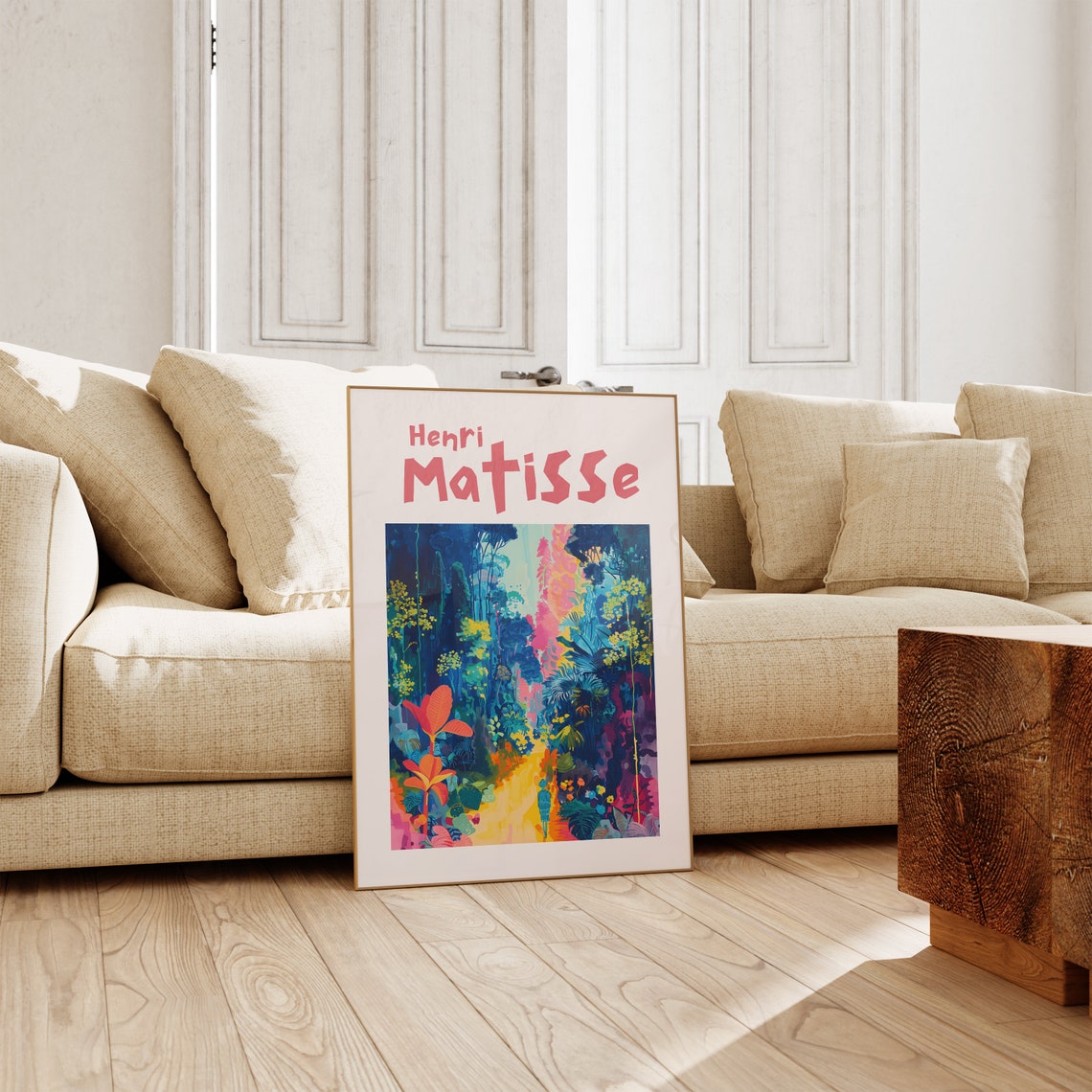 Henri Matisse Neon Jungle Forest Path Tropical Dream Art Poster - Image 2