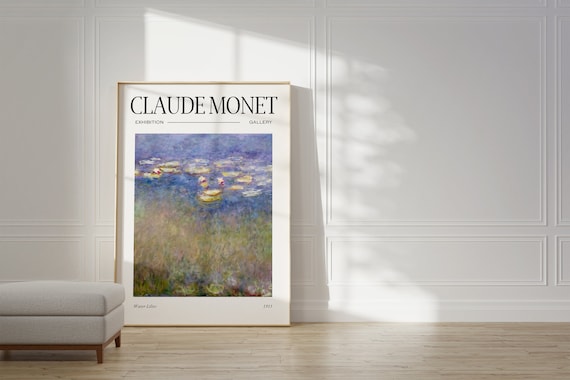 Claude Monet Water Lilies 1915 Impressionist Pond Art Poster