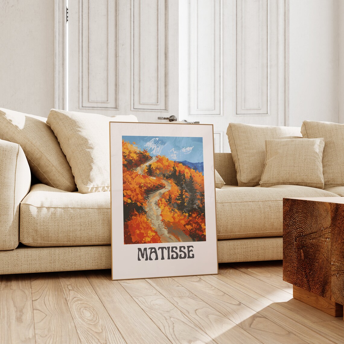 Henri Matisse Autumn Forest Winding Road Fauvist Color Art Poster - Image 2