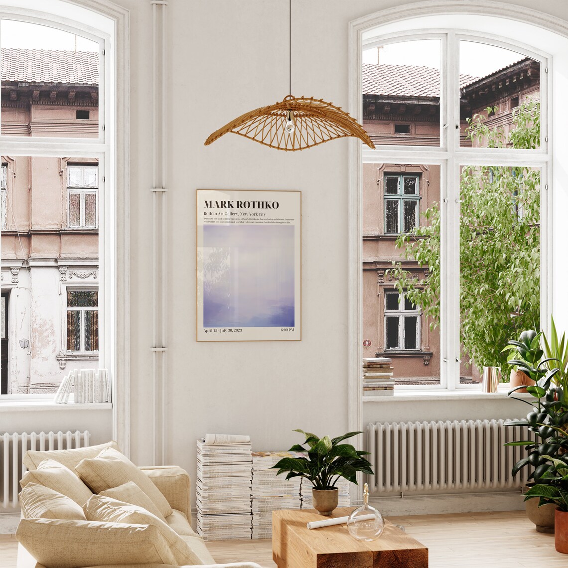 Mark Rothko Exhibition Poster, Living Room Art Print - Image 5