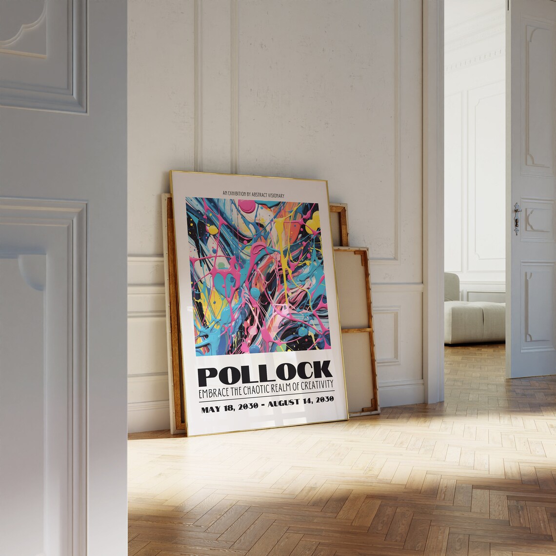 Jackson Pollock Trendy Maximalist Wall Art Poster - Image 2