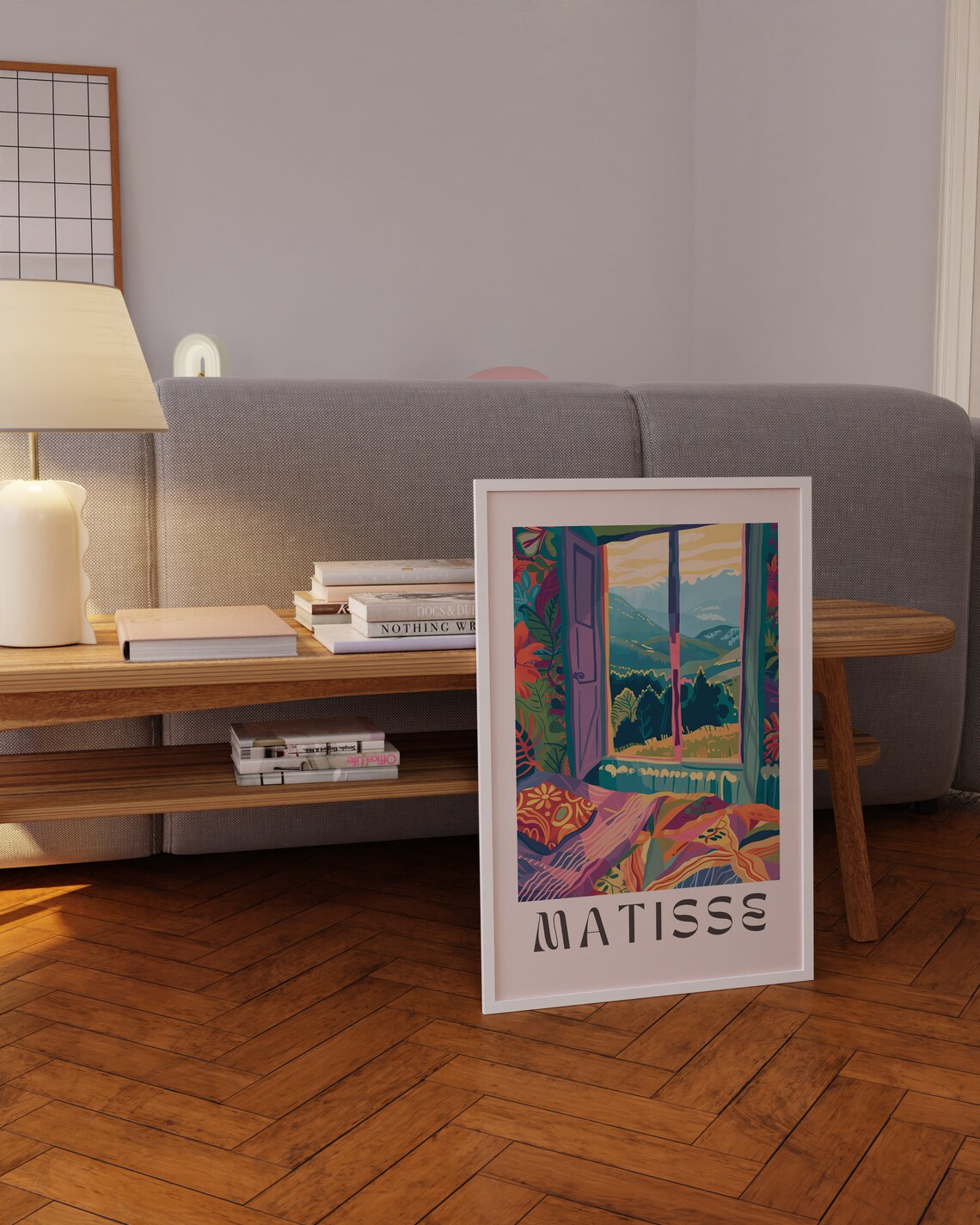 Henri Matisse Open Window Mountain View Colorful Interior Art Poster - Image 5