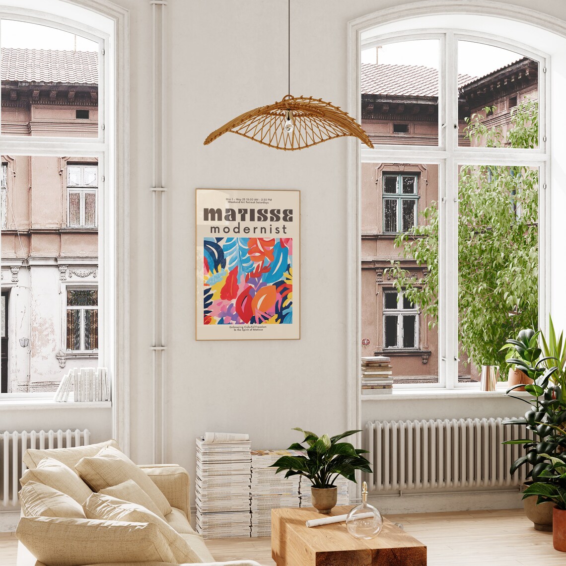 Matisse Cut Outs Poster, Modern Gallery Exhibition Art - Image 3