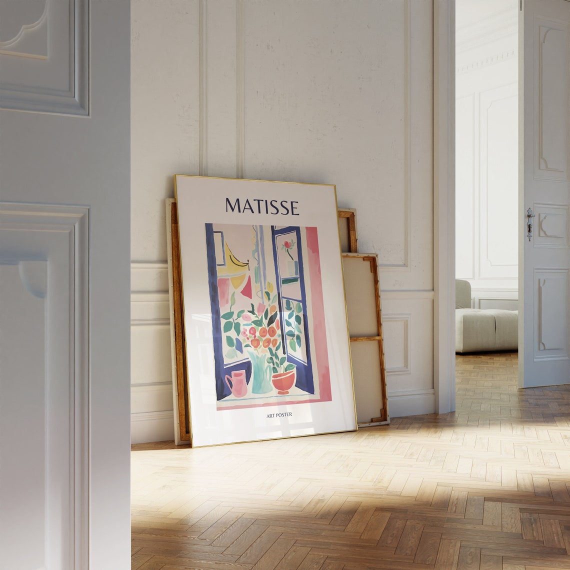 Henri Matisse Open Window Florals Minimalist Gallery Art Poster - Image 2