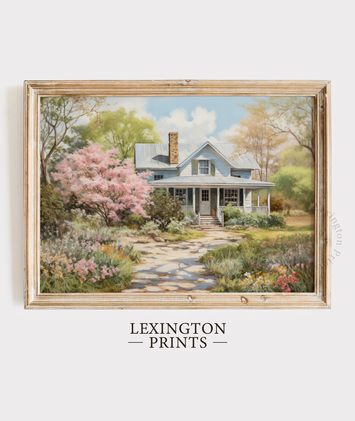 Spring Cottage Home Garden Bloom Vintage Farmhouse Porch Poster - Image 6