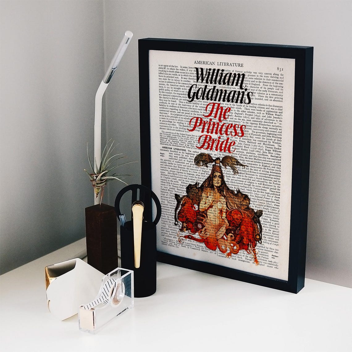 The Princess Bride William Goldman Dictionary Page Literary Art Print - Image 2