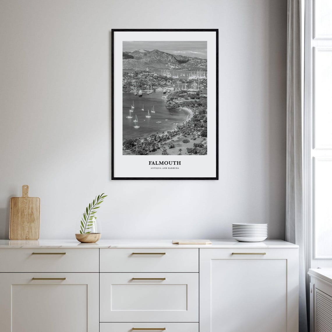 Falmouth Wall Art Antigua And Barbuda Falmouth Wall Decor Falmouth Poster Falmouth Home Decor Falmouth Travel Gift Falmouth Travel - Image 2