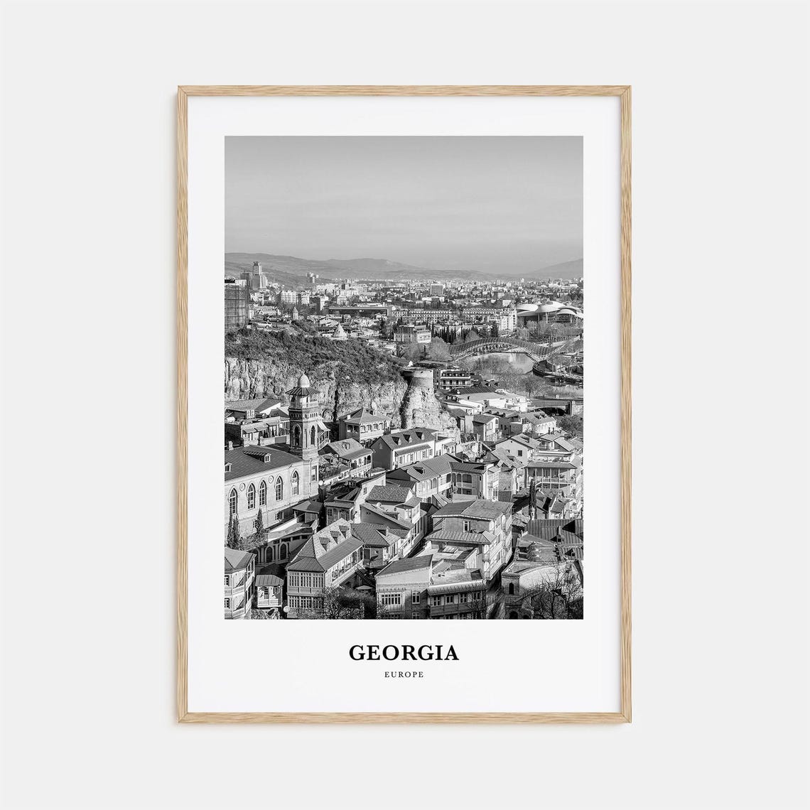 Georgia Country Wall Art Georgia Wall Decor Georgia Poster Georgia Home Decor Georgia Travel Gift Georgia Travel Print