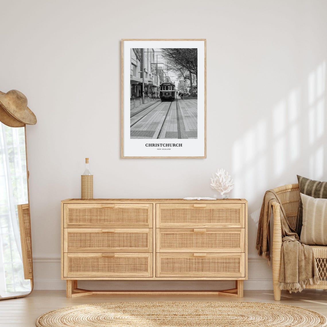 Christchurch Wall Art No 2 Christchurch Wall Decor Christchurch Poster Christchurch Home Decor Christchurch Travel Gift Travel Print - Image 3