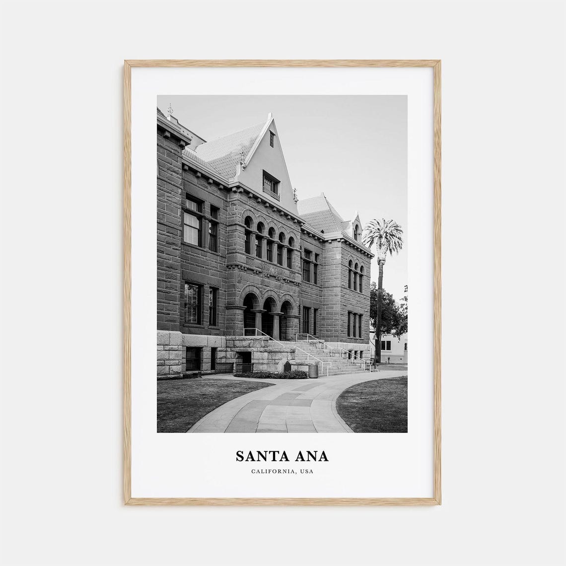 Santa Ana Wall Art Santa Ana Wall Decor Santa Ana Poster Santa Ana Home Decor Santa Ana Travel Gift Santa Ana Travel Print