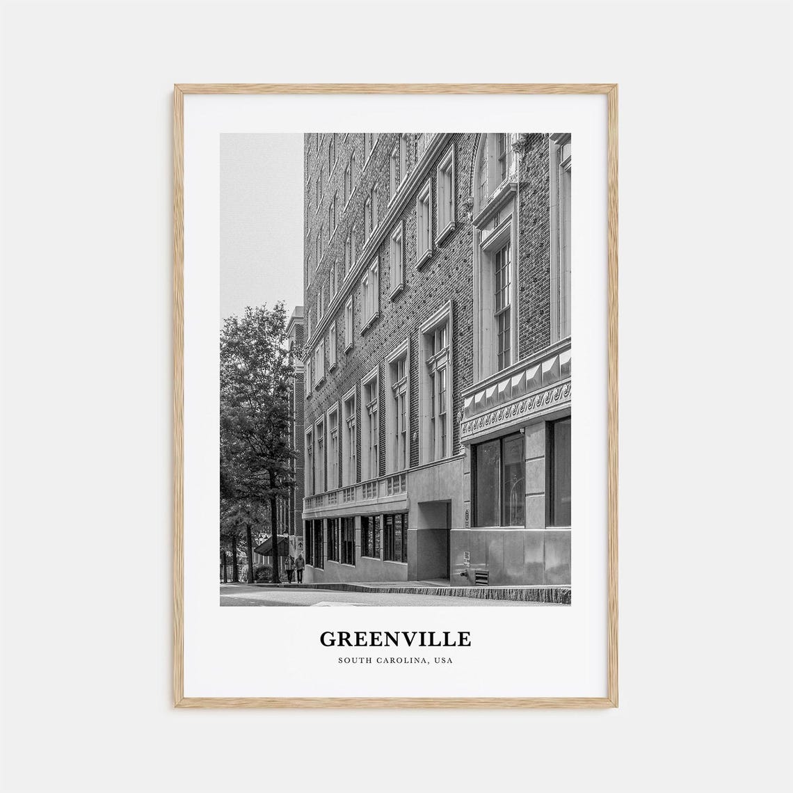 Greenville Wall Art No 1 Greenville Wall Decor Greenville Poster Greenville Home Decor Greenville Travel Gift Greenville Travel Print
