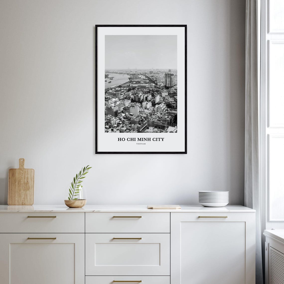 Ho Chi Minh City Wall Art Ho Chi Minh City Wall Decor Ho Chi Minh City Poster Ho Chi Minh City Home Decor Ho Chi Minh City Travel Gift - Image 2