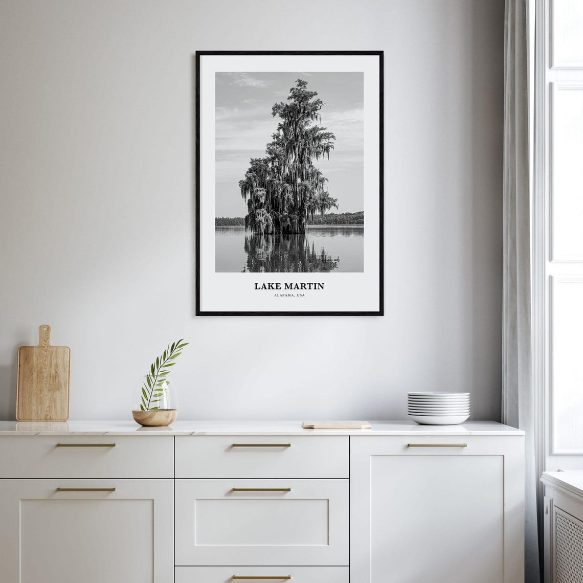 Lake Martin Wall Art No 1 Lake Martin Wall Decor Lake Martin Poster Lake Martin Home Decor Lake Martin Travel Gift Lake Martin Travel - Image 2
