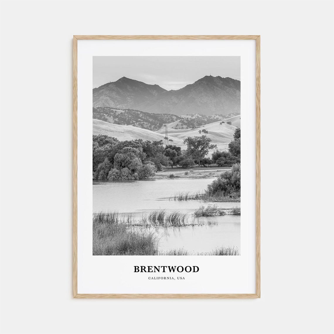 Brentwood Wall Art Brentwood Wall Decor Brentwood Poster Brentwood Home Decor Brentwood Travel Gift Brentwood Travel Print