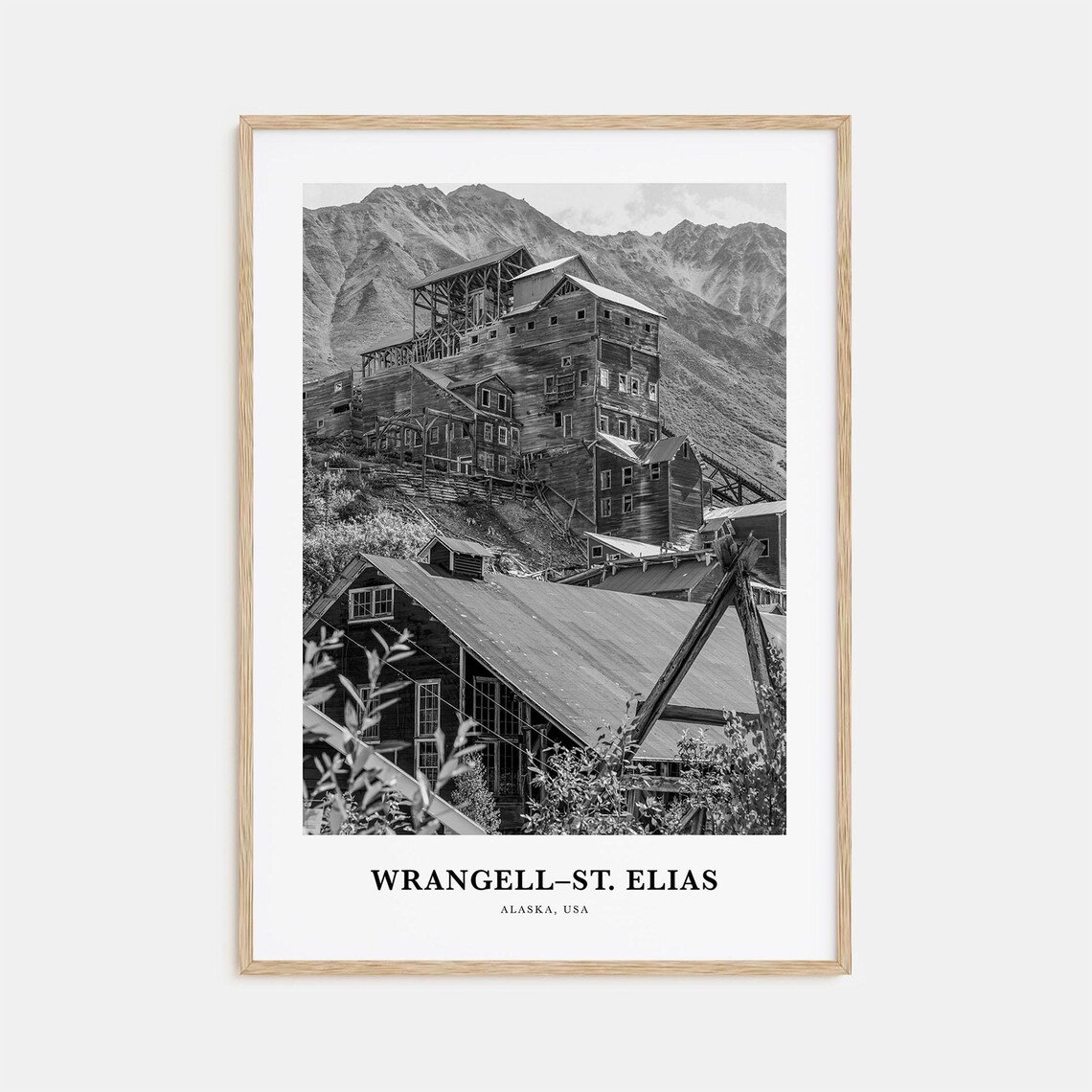 Historic Mill Building Wrangell St Elias National Park Alaska Poster