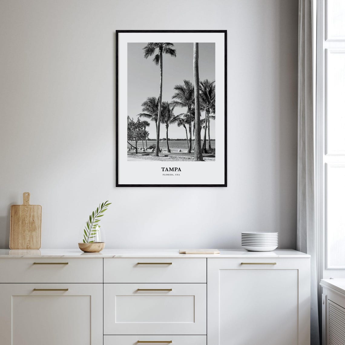 Tampa Wall Art No 3 Tampa Wall Decor Tampa Poster Tampa Home Decor Tampa Travel Gift Tampa Travel Print - Image 2