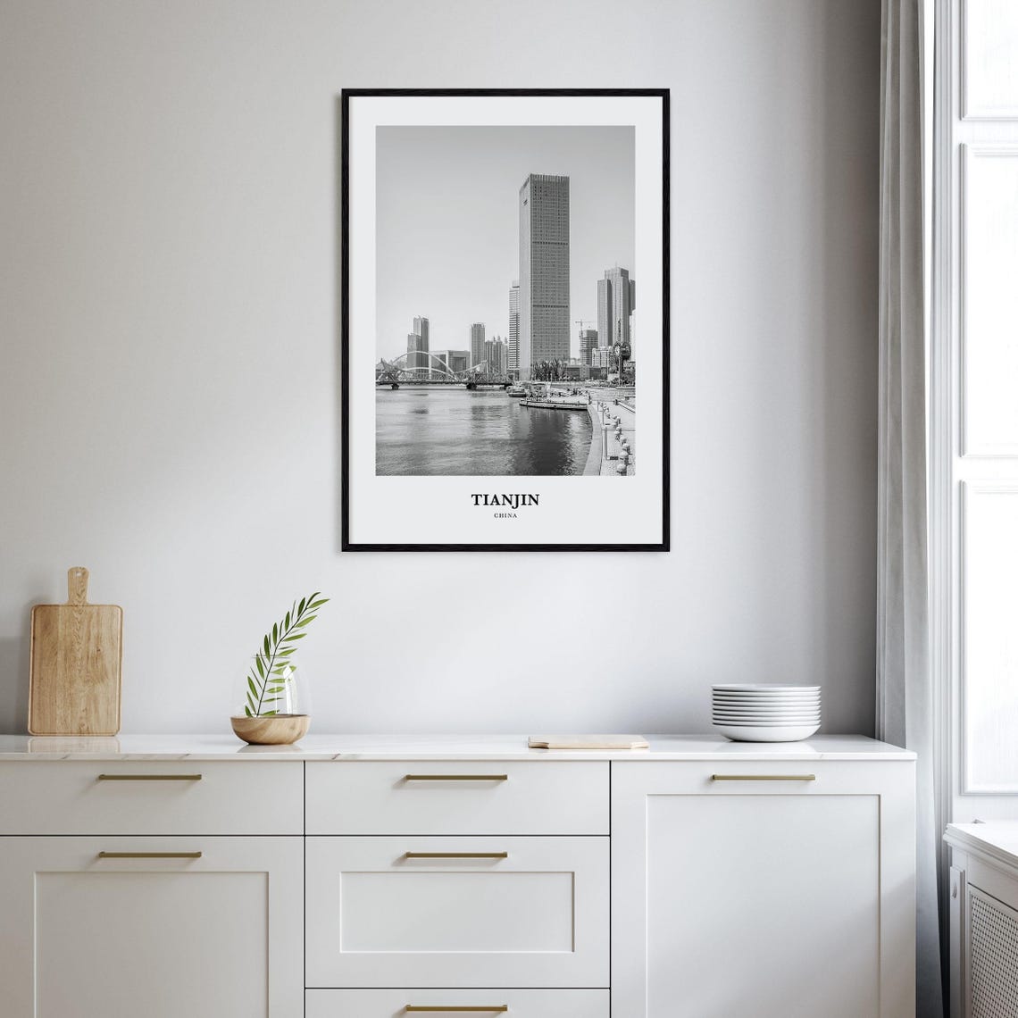 Tianjin Wall Art Tianjin Wall Decor Tianjin Poster Tianjin Home Decor Tianjin Travel Gift Tianjin Travel Print - Image 2